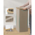 SONGMICS Cos de rufe textil, pliabil, compartiment detasabil, 90L, 42x32x71 cm, maro [8]