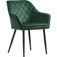 SONGMICS Scaun living tapitat din catifea cu cotiere, sarcina 110 kg, 63x60x85 cm, verde SONGMICS Scaun living tapitat din catifea cu cotiere, sarcina 110 kg, 63x60x85 cm, verde
