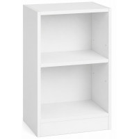 VASAGLE Noptiera cu compartimente deschise si raft reglabil, stil minimalist, MDF si PAL, 40x30x60 cm, alb VASAGLE Noptiera cu compartimente deschise si raft reglabil, stil minimalist, MDF si PAL, 40x30x60 cm, alb