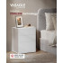 VASAGLE Noptiera cu 3 sertare, constructie robusta cu design modern minimalist, 45x35x59 cm, alb mat [4]