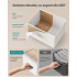 SONGMICS Comoda cu 9 sertare, cadru metalic si blat MDF, sertare textile, 99x30x95 cm, alb [3]