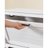 VASAGLE Bancuta pentru pantofi cu usa rabatabila si compartiment interior reglabil, 80x30x46 cm, alb [4]