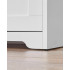 VASAGLE Bancuta pentru pantofi cu usa rabatabila si compartiment interior reglabil, 80x30x46 cm, alb [6]