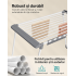 SONGMICS Uscator de rufe pliabil cu aripi extensibile, 22 m spatiu de uscare pentru aproximativ 2 masini de rufe, latime reglabila 114-200 cm, capacit [5]