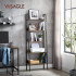 VASAGLE Biblioteca tip scara, cadru otel cu 5 polite, stil industrial, 60x30x170 cm, maro [5]