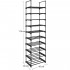 SONGMICS Raft de depozitare pantofi pe 10 niveluri, metal, instalare modulara, 30x45x174cm, negru [3]