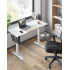 SONGMICS Birou cu reglaj electric pe inaltime, memorie cu 4 inaltimi, 60x140x(72-120)cm, alb [9]