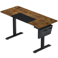 SONGMICS Birou cu reglaj electric pe inaltime, memorie cu 4 inaltimi, 60x140x(72-120)cm, maro rustic SONGMICS Birou cu reglaj electric pe inaltime, memorie cu 4 inaltimi, 60x140x(72-120)cm, maro rustic