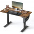 SONGMICS Birou cu reglaj electric pe inaltime, memorie cu 4 inaltimi, 60x140x(72-120)cm, maro rustic [12]