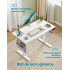 SONGMICS Birou electric sit-stand, reglabil 72-120 cm, motor silentios, USB-C 20W, 100x60 cm, alb [5]