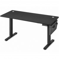 SONGMICS Birou electric reglabil pe inaltime, cadru metalic, functie memorie 4 pozitii, 160x70x(72-120) cm, negru SONGMICS Birou electric reglabil pe inaltime, cadru metalic, functie memorie 4 pozitii, 160x70x(72-120) cm, negru