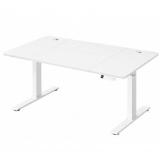 VASAGLE Birou electric sit-stand, reglabil 72-120 cm, blat extra mare 160x80 cm, USB-C 20W, alb VASAGLE Birou electric sit-stand, reglabil 72-120 cm, blat extra mare 160x80 cm, USB-C 20W, alb