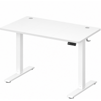 VASAGLE Birou electric reglabil pe inaltime, cadru metalic, functie memorie 4 pozitii, 120x60x(72-120) cm, alb VASAGLE Birou electric reglabil pe inaltime, cadru metalic, functie memorie 4 pozitii, 120x60x(72-120) cm, alb