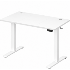 VASAGLE Birou electric reglabil pe inaltime, cadru metalic, functie memorie 4 pozitii, 120x60x(72-120) cm, alb VASAGLE Birou electric reglabil pe inaltime, cadru metalic, functie memorie 4 pozitii, 120x60x(72-120) cm, alb