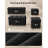 SONGMICS Taburet depozitare cu sezut confortabil, capacitate 300 kg, 37 L, 38x38x40 cm, negru [3]