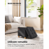 SONGMICS Taburet depozitare cu sezut confortabil, capacitate 300 kg, 37 L, 38x38x40 cm, negru [7]