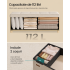 SONGMICS Bancuta depozitare pliabila cu picioare din lemn, 112 litri, sezut din catifea, capacitate 300 kg, 38x110x40 cm, bej cappuccino [5]