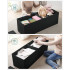 SONGMICS Bancheta pliabila cu spatiu de depozitare 110x38x38 cm, MDF si material textil, capacitate 300 kg, negru [5]