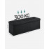 SONGMICS Bancheta pliabila cu spatiu de depozitare 110x38x38 cm, MDF si material textil, capacitate 300 kg, negru [7]