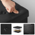 SONGMICS Taburet pliabil cu sezut moale, spatiu de depozitare 80litri, maxim 300kg, 76x38x38cm, negru [7]