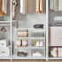 SONGMICS Organizatoare pantofi, transparente cu usa frontala, stivuibile, PVC, 3 cutii x 36x28x22 cm, transparent [4]