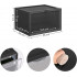 SONGMICS Organizatoare pantofi, transparente cu usa frontala, stivuibile, PVC, 6 cutii x 36x28x22 cm, negru [4]