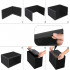 SONGMICS Organizatoare pantofi, transparente cu usa frontala, stivuibile, PVC, 6 cutii x 36x28x22 cm, negru [7]
