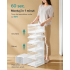 SONGMICS Set 6 cutii pliabile pentru pantofi, organizator modular transparent, constructie rezistenta PP, 36x26x105 cm, alb [3]