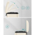 SONGMICS Cos de gunoi din otel cu pedala, 30litri, cu galeata interioara si capac, soft close, 34x61x25 cm, bej [16]