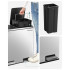 SONGMICS Cos de gunoi din inox cu 2 compartimente colectare selectiva, cu galeti interioare, 2x24 litri, argintiu [5]