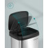 SONGMICS Cos de gunoi din inox, 68 L cu pedala, capac soft close, filtru de carbon pentru neutralizarea mirosurilor, argintiu [9]
