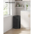 SONGMICS Cos gunoi 34x29x54 cm, 30L, cu pedala, capac silentios si galeata interioara detasabila, negru [2]