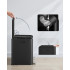 SONGMICS Cos de gunoi pentru colectare selectiva, 45 L, cu 3 compartimente de 15 L si pedale colorate pentru sortarea deseurilor, capace cu inchidere [2]