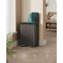 SONGMICS Cos de gunoi 2x30L, cu 2 compartimente, capac soft-close si galeti interioare, otel, gri antracit [2]