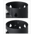 SONGMICS Suport metalic pentru umbrele, cu carlige si tava de picurare, 17x17x41cm, negru [3]