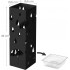 SONGMICS Suport metalic pentru umbrele, cu carlige si tava de picurare, 16x16x49cm, negru [2]