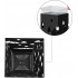 SONGMICS Suport metalic pentru umbrele, cu carlige si tava de picurare, 16x16x49cm, negru [3]