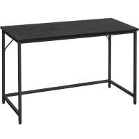 VASAGLE Birou cu cadru din otel, 60x120x75cm, industrial, negru