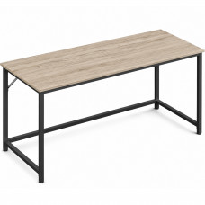 VASAGLE Birou calculator cu cadru metalic si blat PAL, stil industrial, 135x60x76 cm, gri stejar VASAGLE Birou calculator cu cadru metalic si blat PAL, stil industrial, 135x60x76 cm, gri stejar