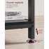 VASAGLE Birou de colt in forma L, cadru metalic, stil industrial, 138x138x76 cm, negru cu aspect lemnos [7]