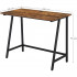 VASAGLE Birou cu cadru metalic, stil industrial, 100x50x75 cm, maro rustic [3]