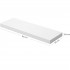 VASAGLE Raft de perete suspendat plutitor, MDF, sistem montare inclus, 60x20x4cm, alb [7]