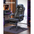SONGMICS Scaun gaming ergonomic cu suport pentru picioare, tetiera reglabila si suport lombar, maxim 150 kg, 70x64x128 cm, negru [7]