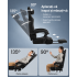 SONGMICS Scaun gaming ergonomic cu suport picioare, spatar reglabil 90-135°, perne lombare si tetiera, 70x70x133 cm, negru [7]