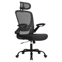 SONGMICS Scaun birou ergonomic cu tetiera, suport lombar reglabil si cotiere rabatabile, 64x64x130 cm, negru SONGMICS Scaun birou ergonomic cu tetiera, suport lombar reglabil si cotiere rabatabile, 64x64x130 cm, negru