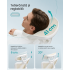 SONGMICS Scaun de birou ergonomic reglabil cu suport lombar si tetiera, maxim 120 kg, 70x70x125 cm, bej cappuccino [3]