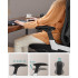 SONGMICS Scaun de birou ergonomic reglabil cu tetiera si suport lombar, inclinare 135°, maxim 150 kg, 70x70x125 cm, negru [7]