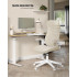 SONGMICS Scaun birou ergonomic cu tetiera, suport lombar, brate rabatabile, maxim 150 kg, 71x71x119 cm, cappuccino bej [2]