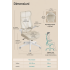 SONGMICS Scaun birou ergonomic cu tetiera, suport lombar, brate rabatabile, maxim 150 kg, 71x71x119 cm, cappuccino bej [5]