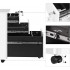SONGMICS Dulap mobil tip rollbox pentru birouri, 3 sertare pentru documente A4, otel, 30x45x60 cm, alb [5]